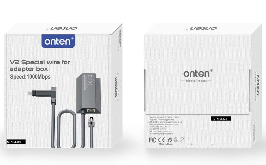 ONTEN OTN-SL203 Starlink Gen V2 to cable 1000Mbs grey