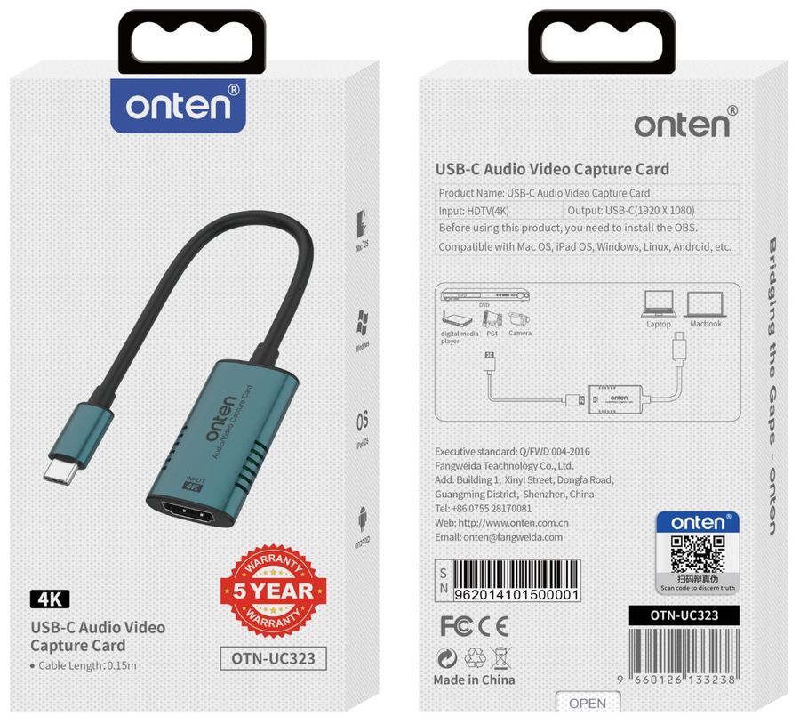 ONTEN OTN-UC323 USB-C cable