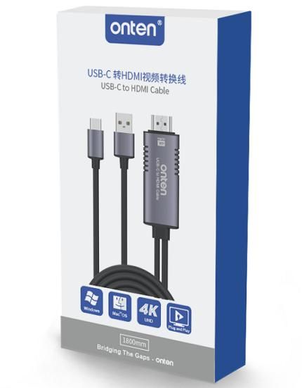 ONTEN OTN-UC515 C-HDMI Type-C to HDMI