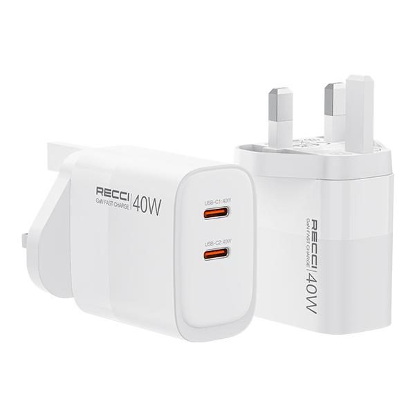 RECCI RC101U 45W GAN fast charger UK PLUG