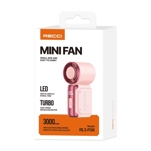 RECCI RLS-F08 Mini High-Speed Handheld Fan