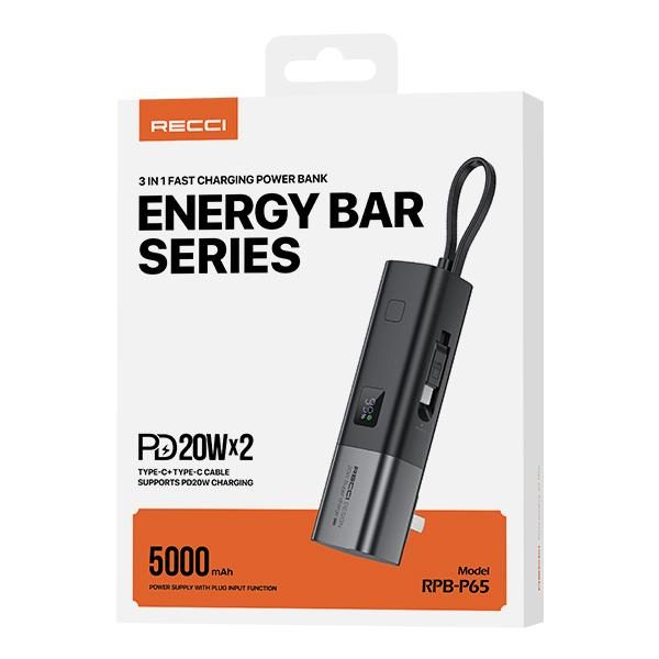 RECCI RPB-P65 Energy BAR 22.5W+PD 20W(AC)