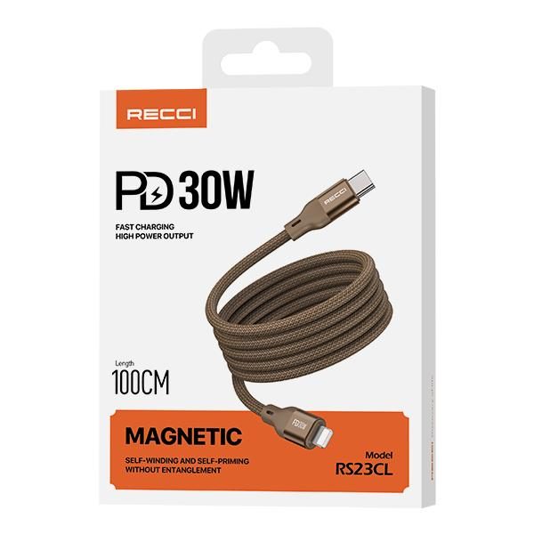RECCI RS23CL Magnetic organizing data cable PD30W