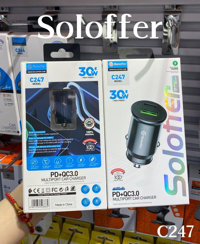 SOLOFFER C247 PD Car charger