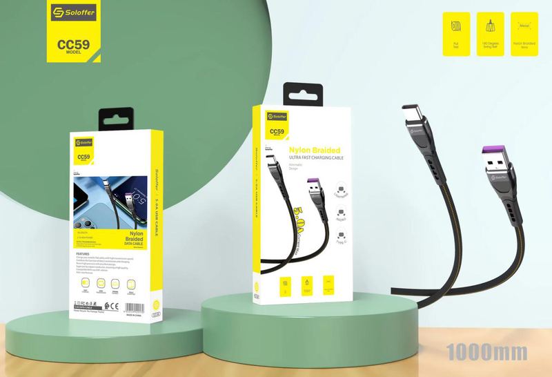 SOLOFFER CC59-IOS USB data cable