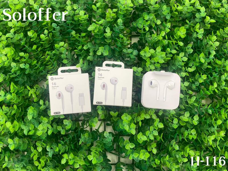 SOLOFFER H-116 TPC Wired earphones