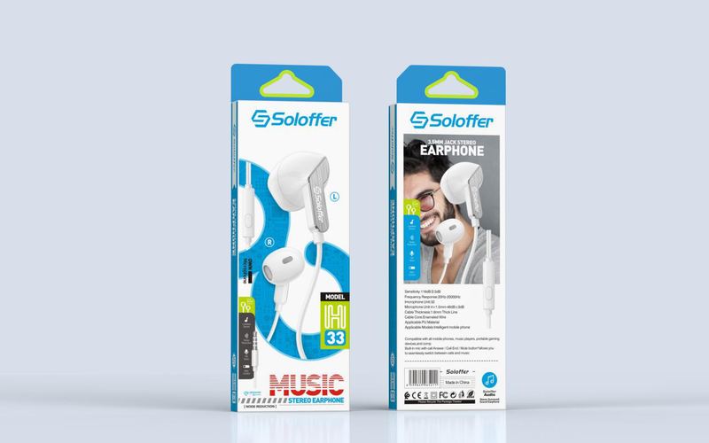 SOLOFFER H33 Wired earphones