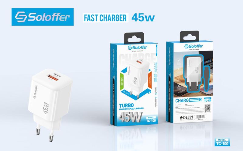 SOLOFFER TC-100 IPH Wall charger