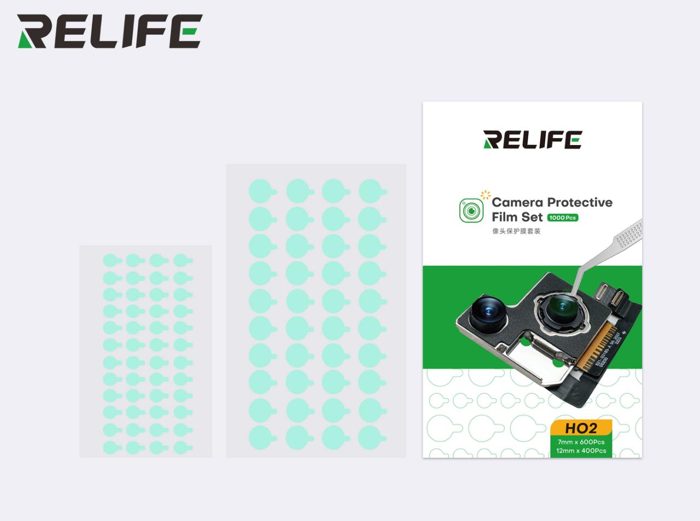 RELIFE HO2 Camera Protection Sticker Set/Green