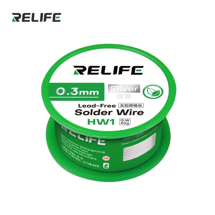 RELIFE HW1 Lead-free solder wire 0.3MM/40G
