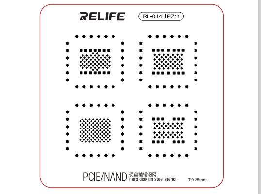 RELIFE RL-044 IPZ11 0.25MM RELIFE RL-044 IPZ11 PCIE/NAND hard disk plant