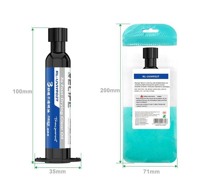 RELIFE RL-UVH902T 3S quick drying transparent oil