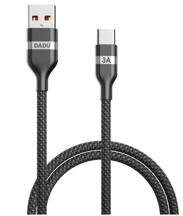 DADU DC-219 1.2M 48 Nylon BLACK/BEIGE data cable