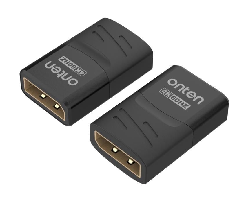 ONTEN OTN-DP82D DP 4k60hz Female to Female Adapter High Speed DP extension connector DisplayPort V1.2