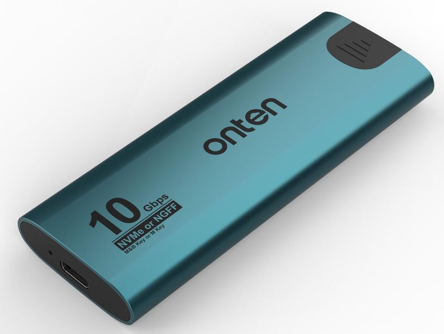 ONTEN OTN-UCA322+ M. 2 (10Gbps) NVMe/NGFF Protocol SSD Enclosure M.2(10Gbps) NVMe/NGFF